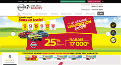 Desktop Screenshot of nissangranby.com