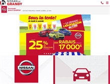 Tablet Screenshot of nissangranby.com